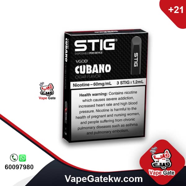 stig cubano cuban cigar vape disposbale